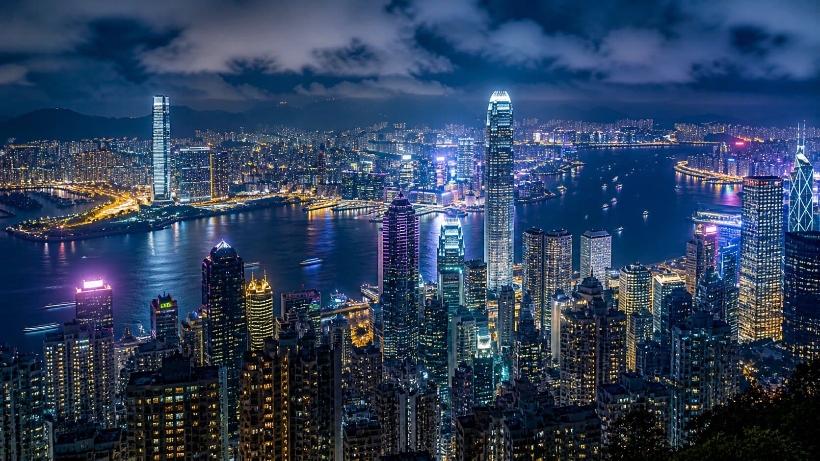 Hong Kong destination view