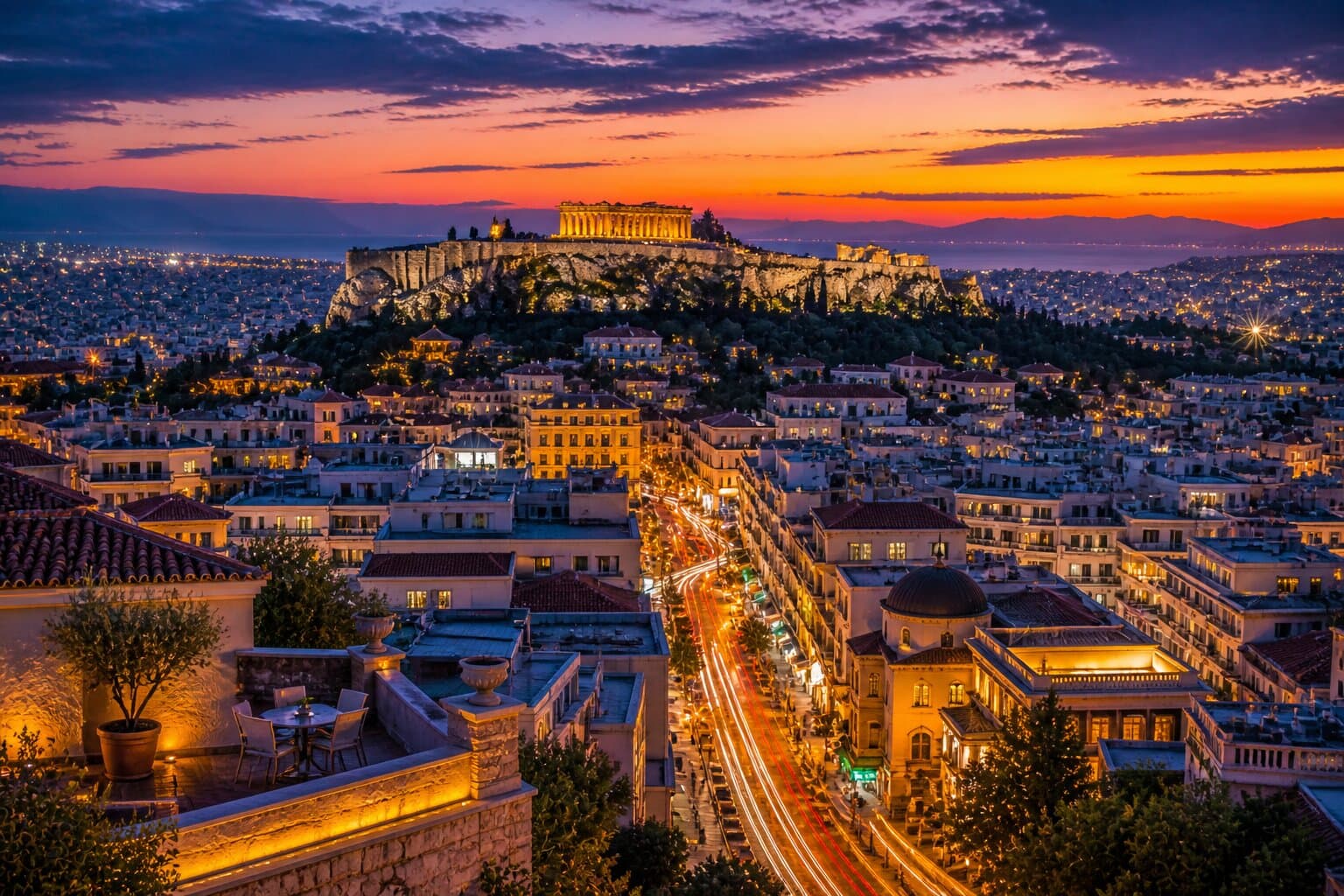 Athens destination view