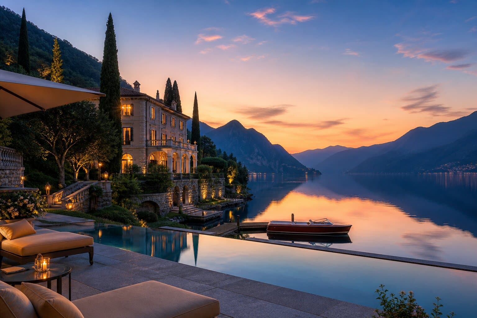 Lake Como destination view