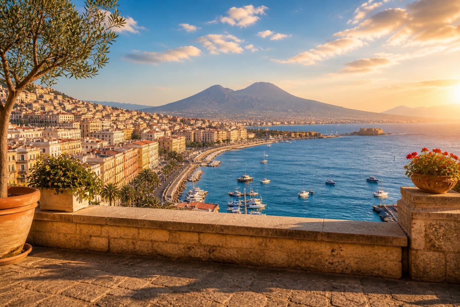 Naples destination view