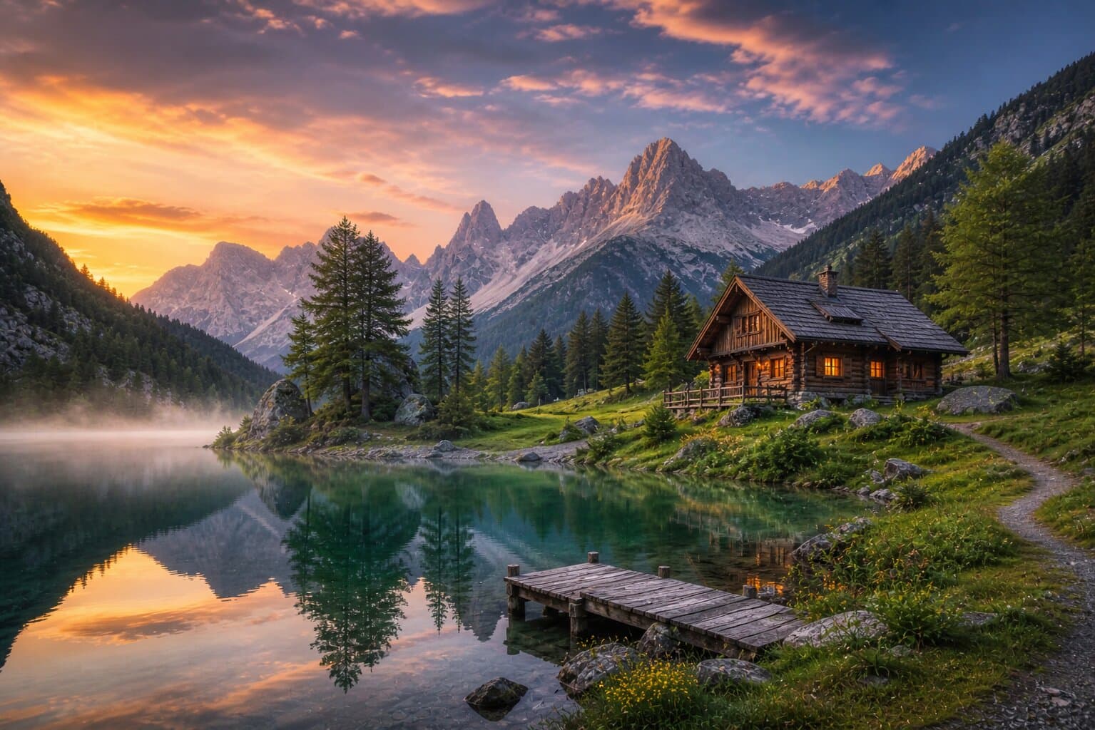 Slovenian Alps destination view
