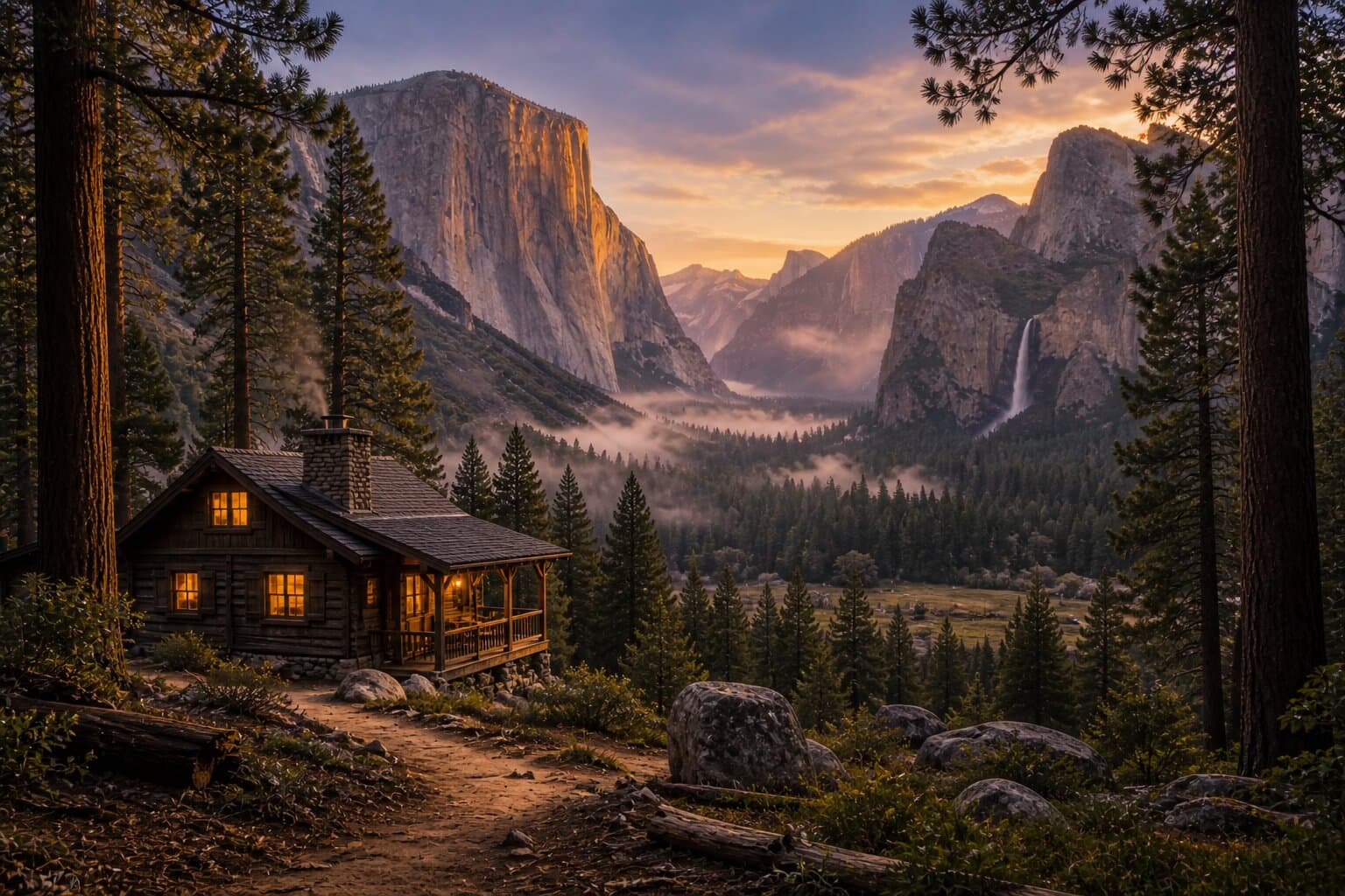 Yosemite destination view