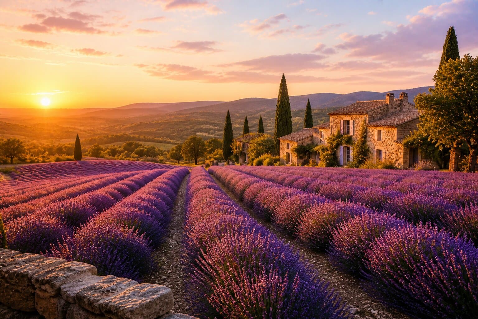 Provence destination view