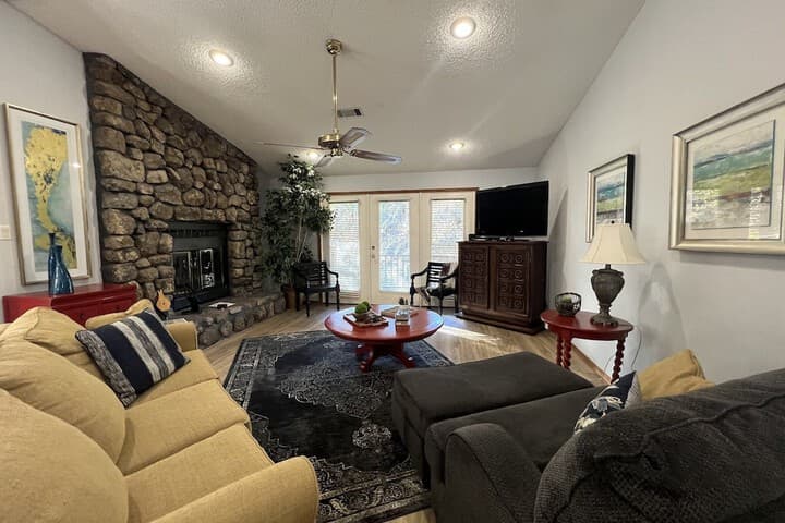Forest View Log sided two Bedroom two Bath Condo on Lake Ouachita. by Redawning photo 1