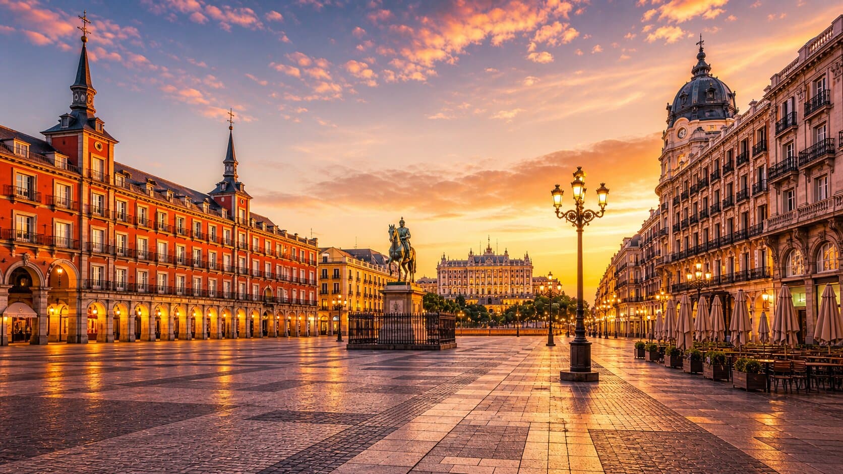 Madrid destination view